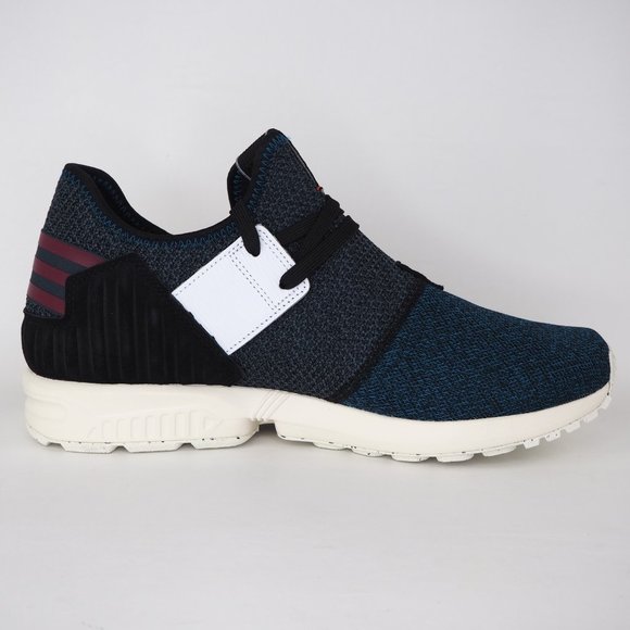 Adidas ZX Flux Plus Mens Shoes Black - Picture 4 of 12